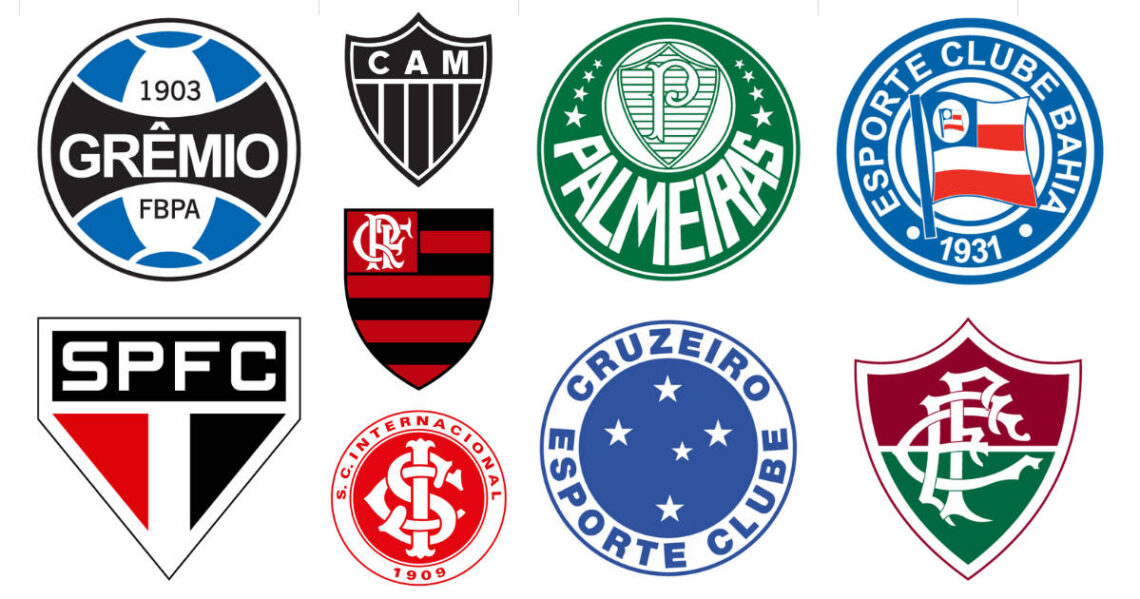 Top 10 escudos de times do Brasileirão 2024 mais bonitos Top 10 AZ